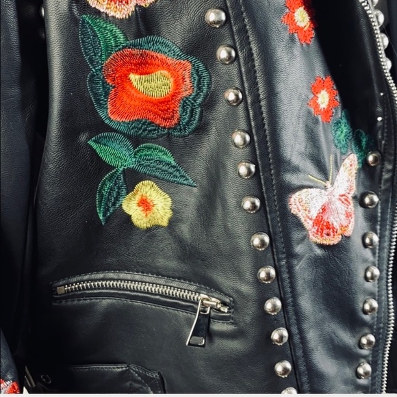 Drole De Copine Studded Biker Jacket - Picture 4 of 8